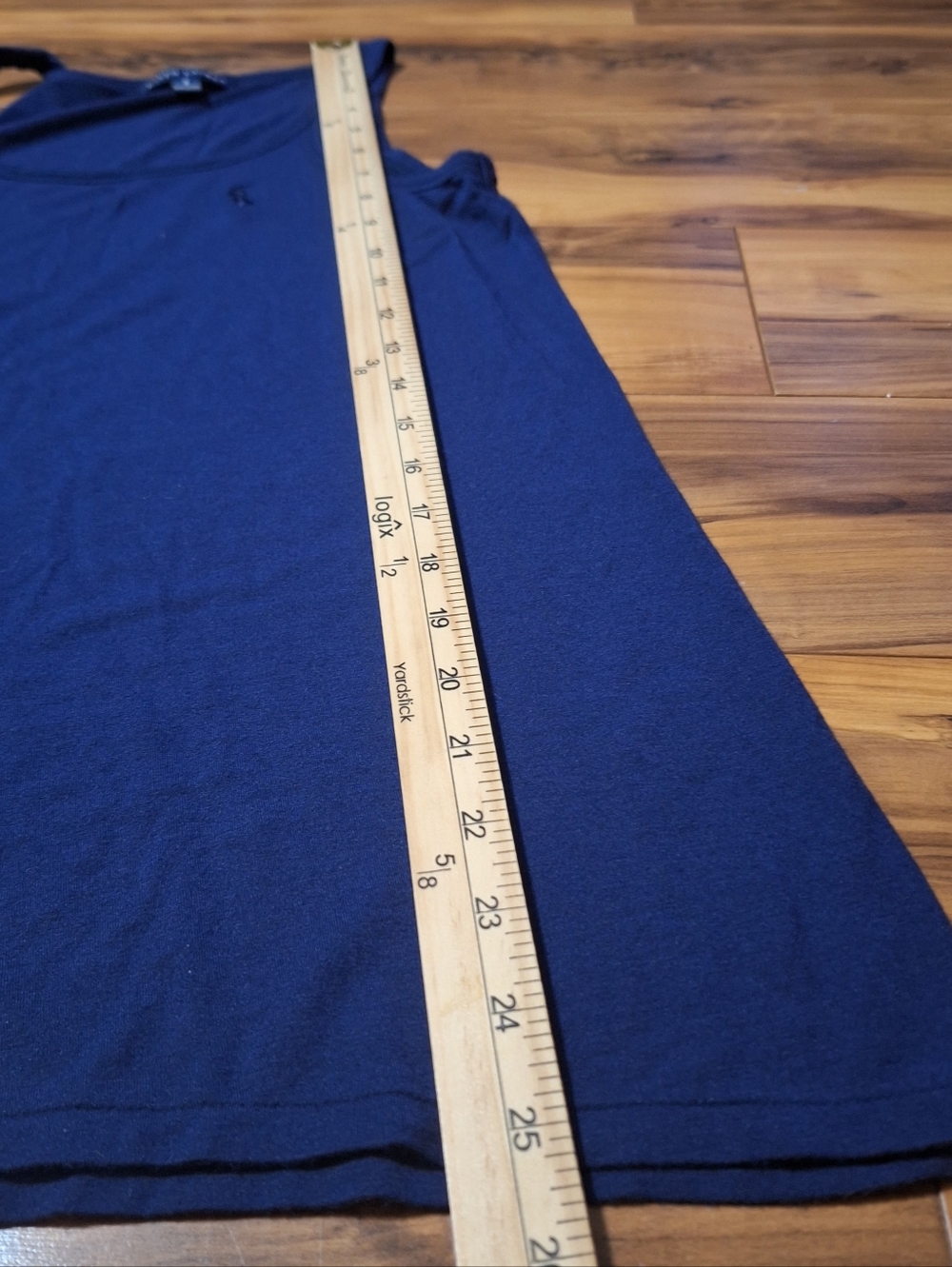 Ralph Lauren Womens S preppy coastal nautical pony logo navy blue tank top - Picture 6 of 6